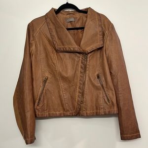 Bagatelle Faux Leather Moto Jacket